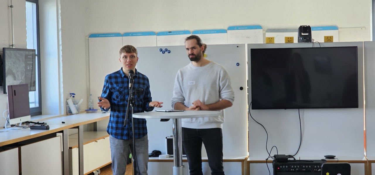 Pitch vor Jury und Publikum